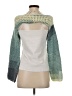 Unbranded Color Block Teal Cardigan Size S (estimated) - photo 2