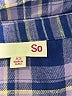 SO Plaid Blue Long Sleeve Button-Down Shirt Size XS - photo 7