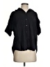 Madewell Solid Black Short Sleeve Blouse Size XS - photo 1