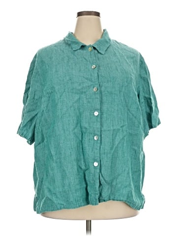 T. Garment Short Sleeve Blouse (view 1)