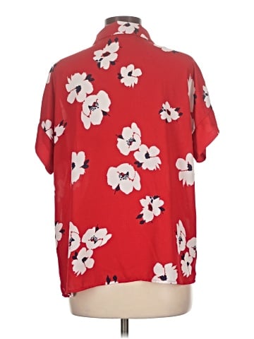 Just Fab Short Sleeve Blouse (view 2)