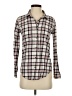 Vans 100% Cotton Plaid Ivory Long Sleeve Button-Down Shirt Size XS - photo 1