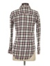 Vans 100% Cotton Plaid Ivory Long Sleeve Button-Down Shirt Size XS - photo 2
