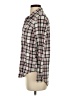 Vans 100% Cotton Plaid Ivory Long Sleeve Button-Down Shirt Size XS - photo 5