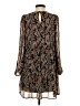 THML 100% Polyester Paisley Black Casual Dress Size XS - photo 2