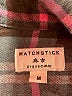 Matchstick Plaid Teal Long Sleeve Button-Down Shirt Size M - photo 7