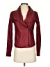 Vince. 100% Leather Solid Red Burgundy Leather Jacket Size XXS - photo 1