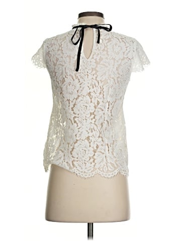 White House Black Market Short Sleeve Blouse (view 2)