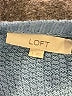 Ann Taylor LOFT 100% Cotton Solid Blue Pullover Sweater Size L - photo 7