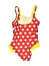 Disney Polka Dots Red One Piece Swimsuit Size 4T - photo 2