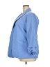 Nine West Solid Blue Blazer Size XXL - photo 5