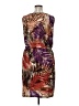Ellen Tracy Graphic Brown Cocktail Dress Size XL - photo 2