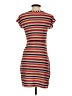 No Comment Stripes Orange Casual Dress Size S - photo 2