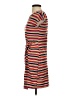 No Comment Stripes Orange Casual Dress Size S - photo 5