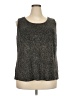 R&M Richards Silver Sleeveless Top Size 22 - photo 1