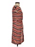 No Comment Stripes Orange Casual Dress Size S - photo 4
