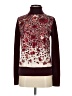 Tory Burch 100% Wool Floral Burgundy Wool Pullover Sweater Size XS - photo 1