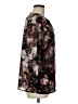 Doncaster Collection 100% Polyester Floral Multi Color Black Long Sleeve Blouse Size 8 - photo 4