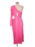 L'Agence 100% Polyester Pink Cocktail Dress Size 10 - photo 2