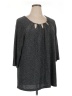 Catherines Gray 3/4 Sleeve Top Size 1X - photo 5
