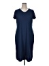 32 Degrees Solid Blue Casual Dress Size XL - photo 1