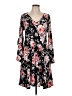 Bailey Blue Floral Black Casual Dress Size L - photo 1