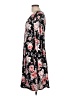 Bailey Blue Floral Black Casual Dress Size L - photo 5