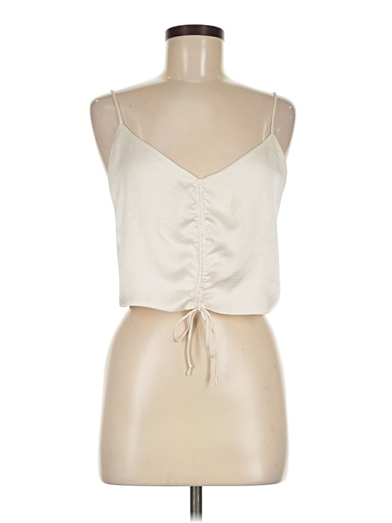 Pre-owned Wilfred Sleeveless Top Ivory Sweetheart Neckline Tops