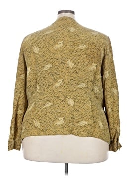 Nancy Crystal Long Sleeve Silk Top (view 2)