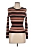 It's Our Time Stripes Brown Pullover Sweater Size L - photo 1