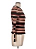 It's Our Time Stripes Brown Pullover Sweater Size L - photo 4