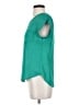 Lily White 100% Polyester Teal Short Sleeve Top Size S - photo 5