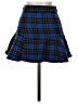 Millau Plaid Blue Formal Skirt Size XS - photo 1