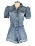 retrofête Solid Blue Romper Size S - photo 1