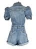 retrofête Solid Blue Romper Size S - photo 2