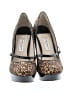 La Fenice Venezia Animal Print Brown Heels Size 9 - photo 2