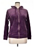 White Mark 100% Polyester Purple Zip Up Hoodie Size 1X - photo 1