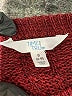 Time and Tru 100% Polyester Tweed Burgundy Pullover Sweater Size S - photo 7