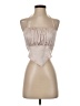 Shein 100% Polyester Tan Sleeveless Blouse Size 4 - photo 1
