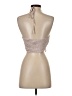 Shein 100% Polyester Tan Sleeveless Blouse Size 4 - photo 2