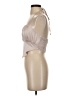 Shein 100% Polyester Tan Sleeveless Blouse Size 4 - photo 5
