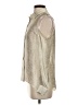 Parker 100% Silk Metallic Ivory Sleeveless Silk Top Size S - photo 5