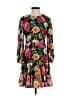 Alice + Olivia 100% Polyester Floral Black Cocktail Dress Size 2 - photo 1