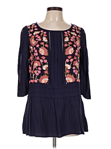 Floreat 3/4 Sleeve Blouse (view 1)