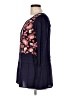 Floreat 100% Rayon Blue 3/4 Sleeve Blouse Size 10 (petite) - photo 5