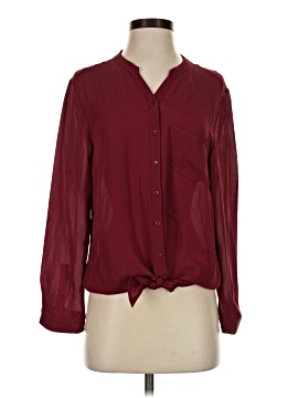 Joie Long Sleeve Silk Top (view 1)