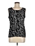 M Collection Black Sleeveless Blouse Size M - photo 1