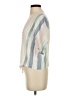Rails 100% Rayon Stripes Ivory Short Sleeve Blouse Size S - photo 5