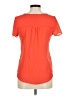 E&M Collection 100% Polyester Orange Short Sleeve Top Size M - photo 2