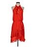 Parker 100% Polyester Orange Cocktail Dress Size S - photo 1